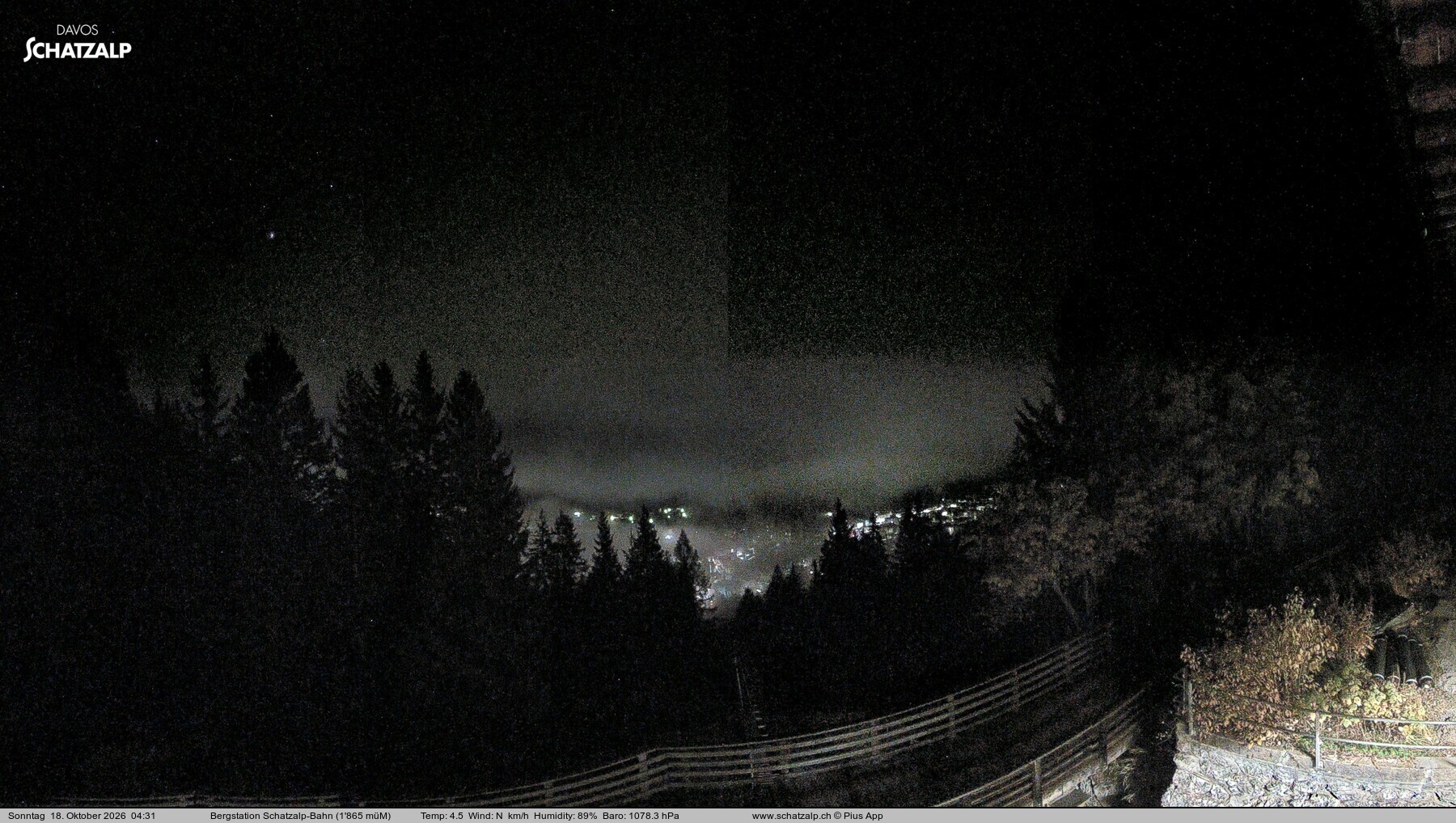 Archiv Foto Webcam Schatzalp