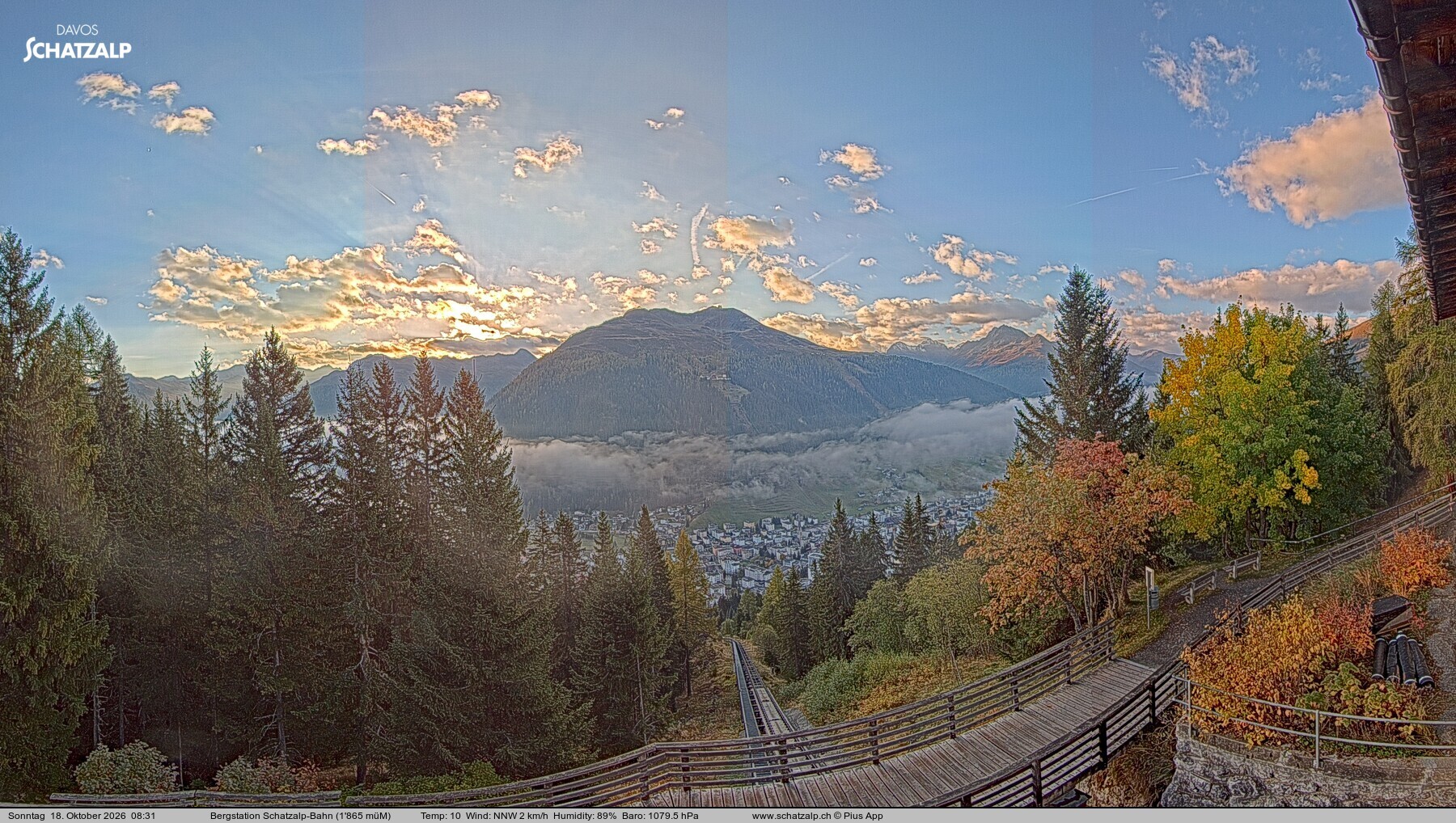 Archiv Foto Webcam Schatzalp