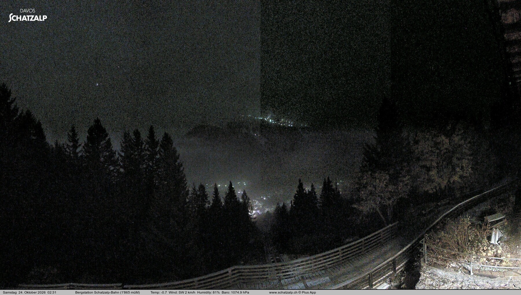 Archiv Foto Webcam Schatzalp
