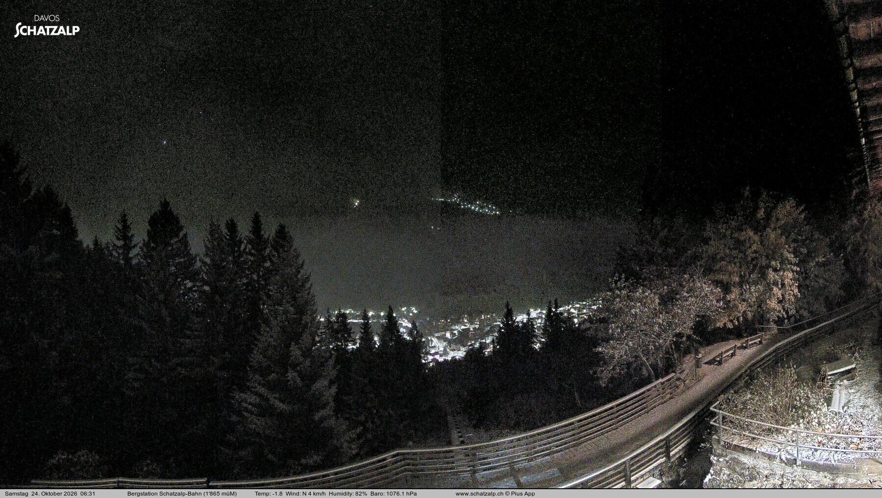 Archiv Foto Webcam Schatzalp