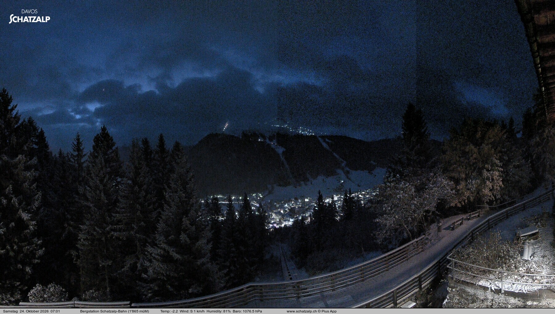 Archiv Foto Webcam Schatzalp