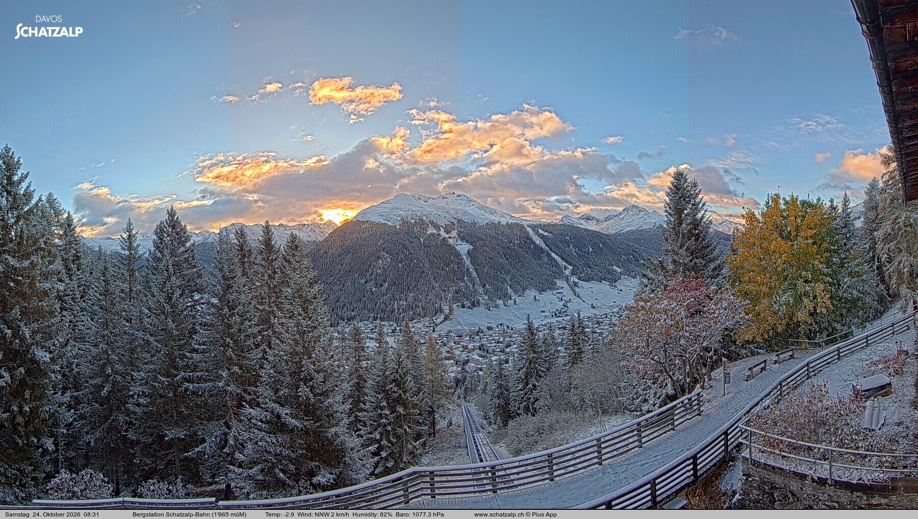 Archiv Foto Webcam Schatzalp
