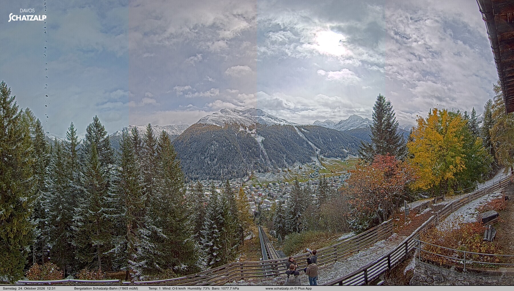 Archiv Foto Webcam Schatzalp