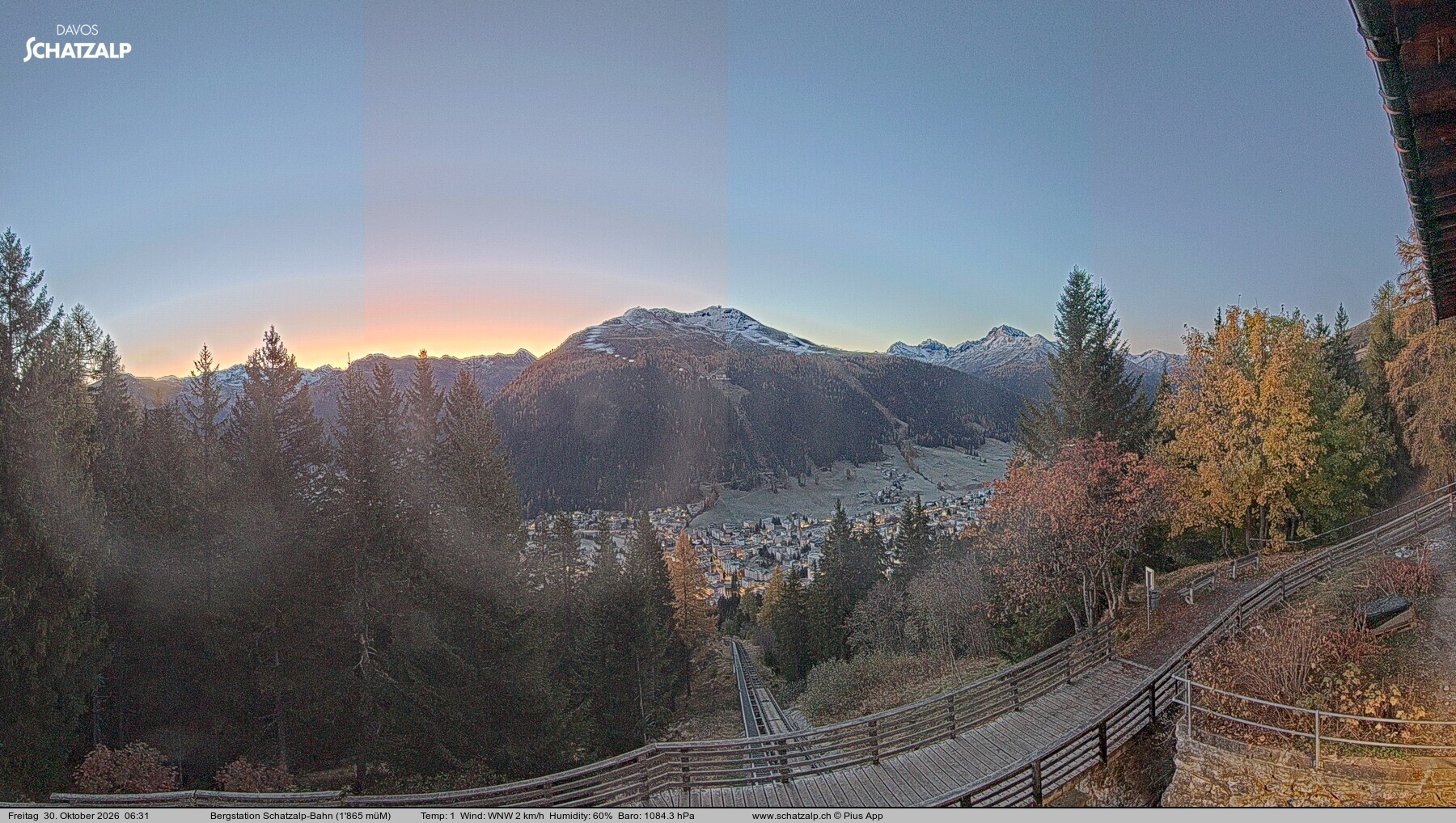 Archiv Foto Webcam Schatzalp