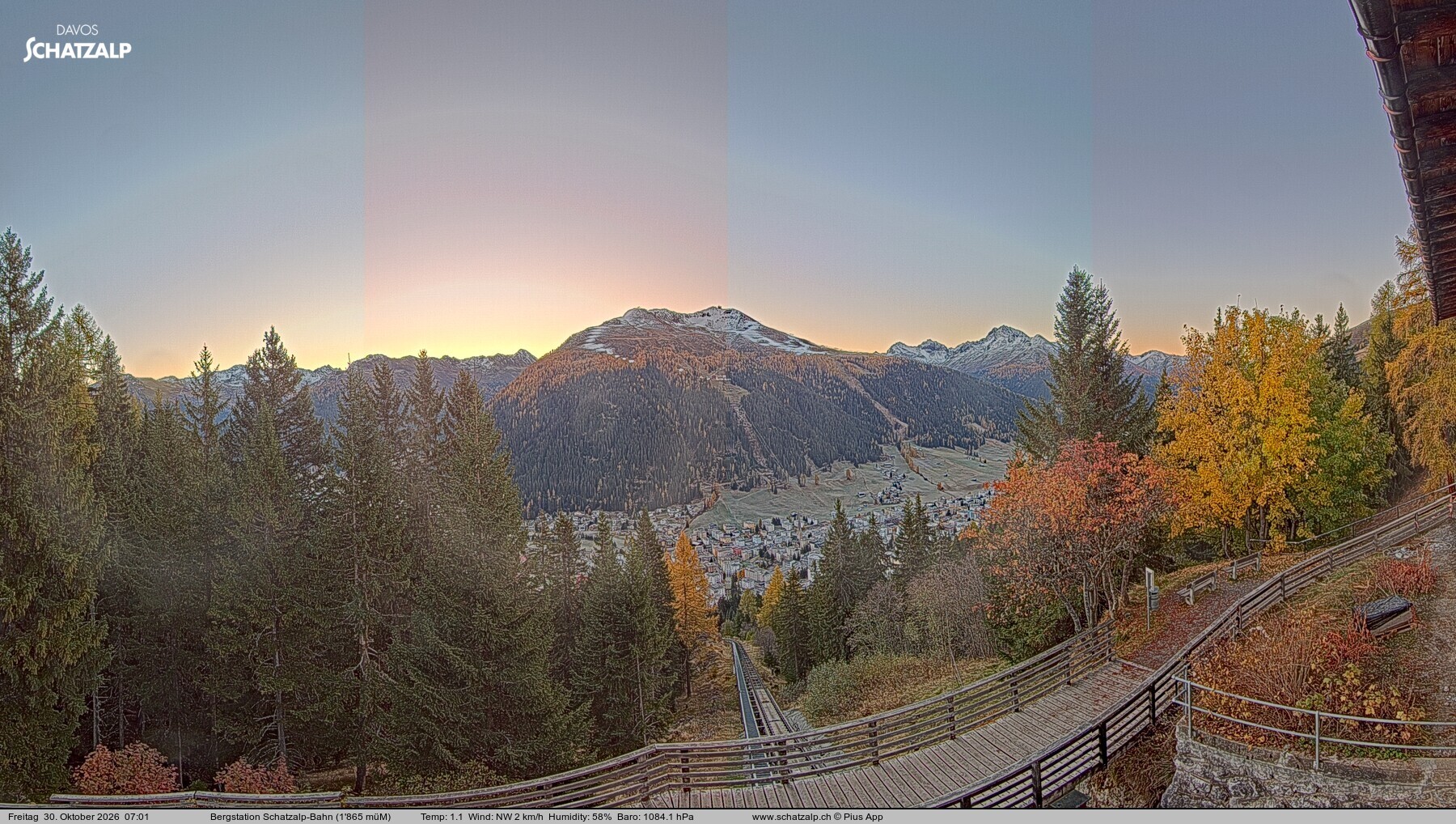 Archiv Foto Webcam Schatzalp