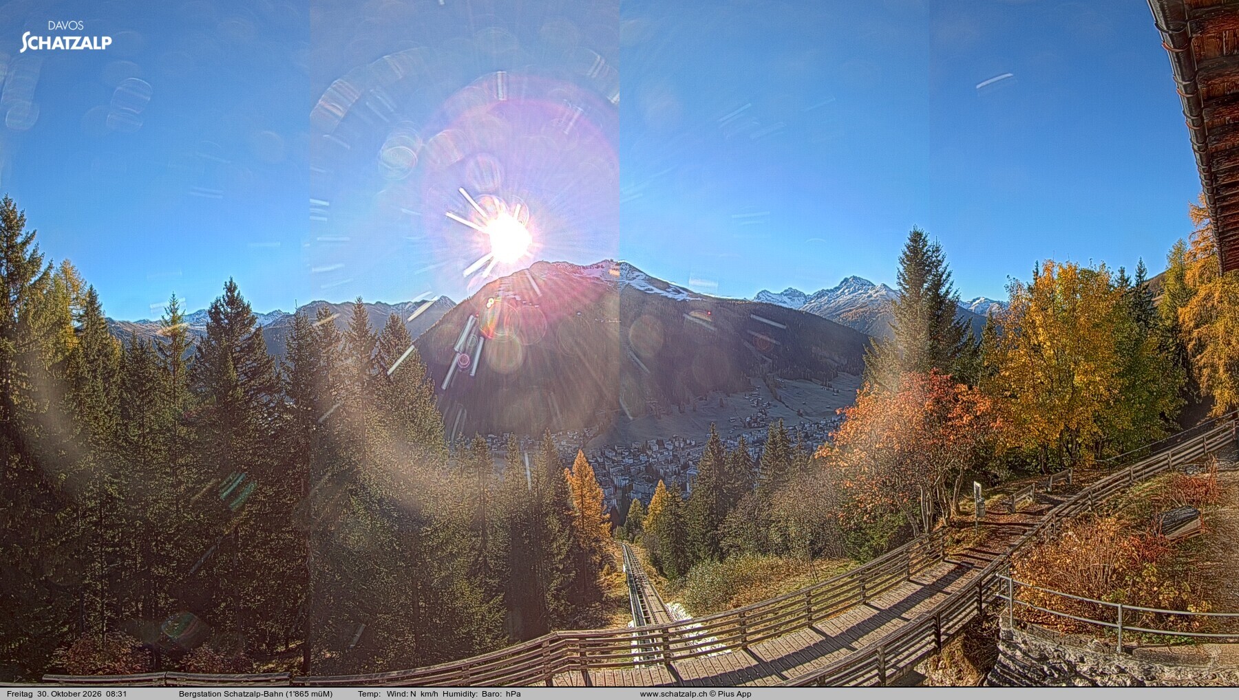 Archiv Foto Webcam Schatzalp