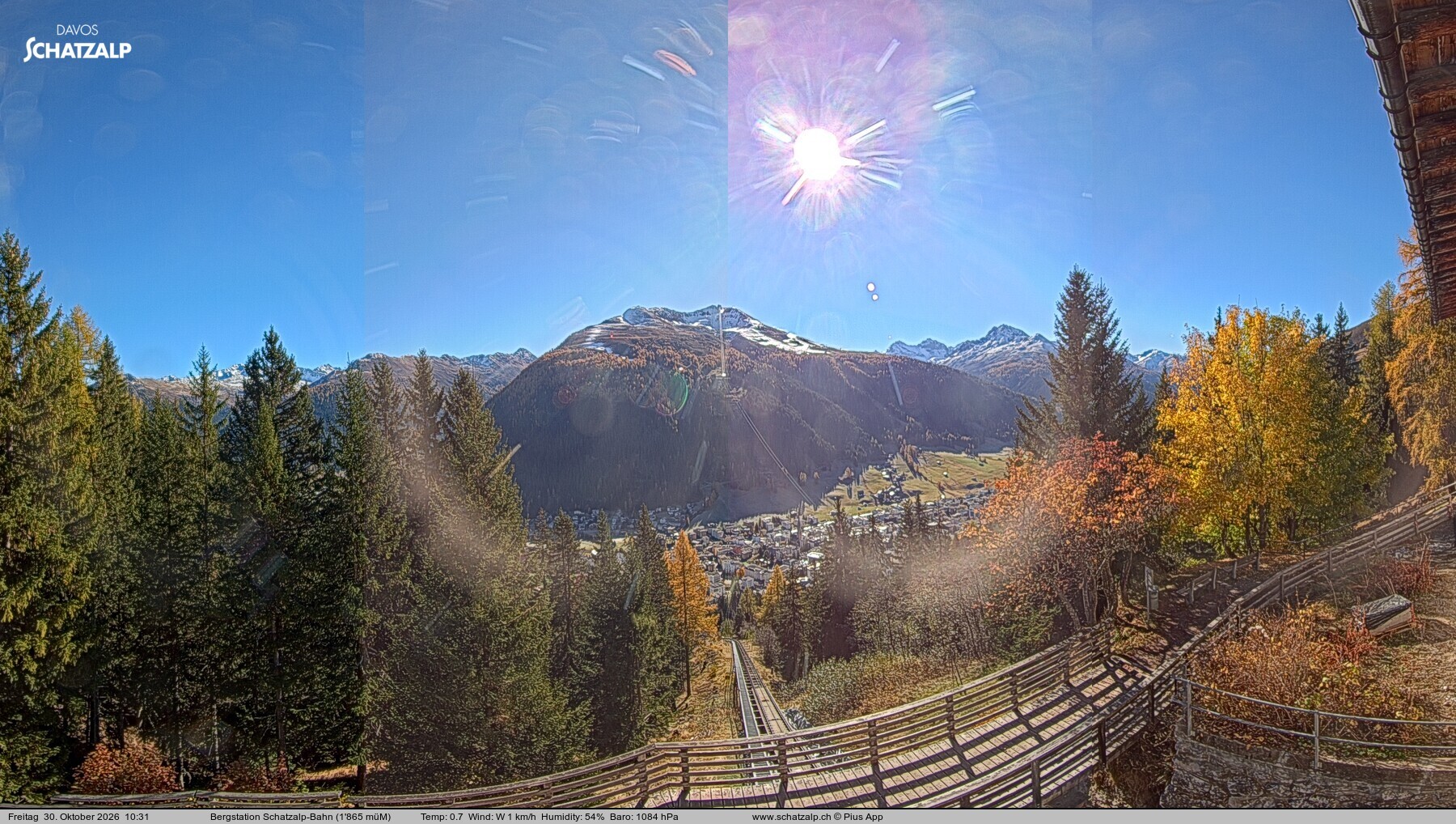 Archiv Foto Webcam Schatzalp