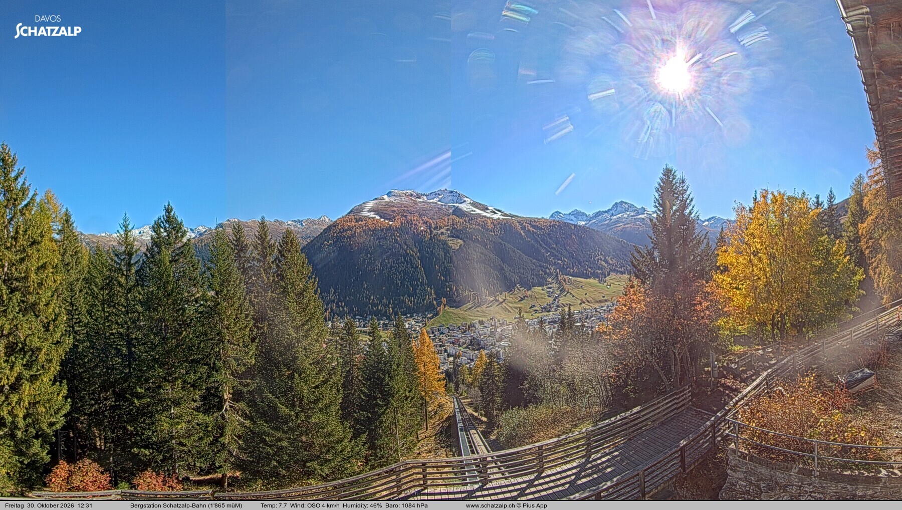 Archiv Foto Webcam Schatzalp