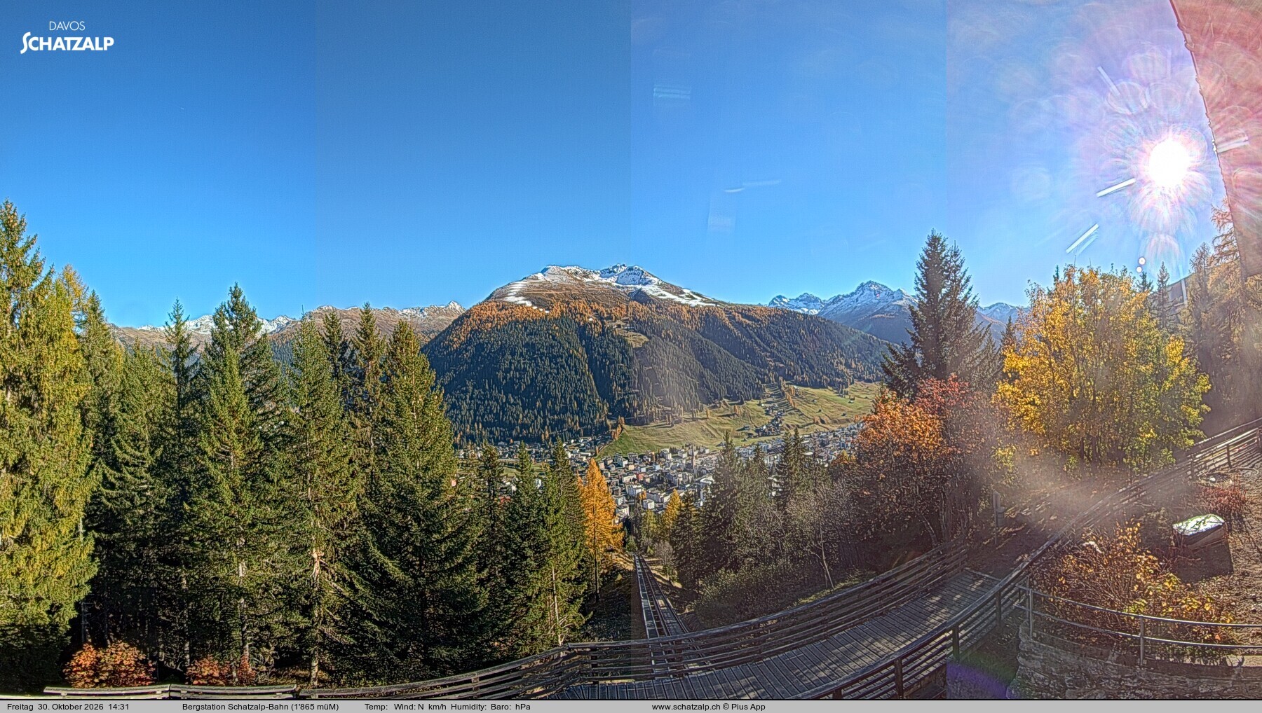 Archiv Foto Webcam Schatzalp