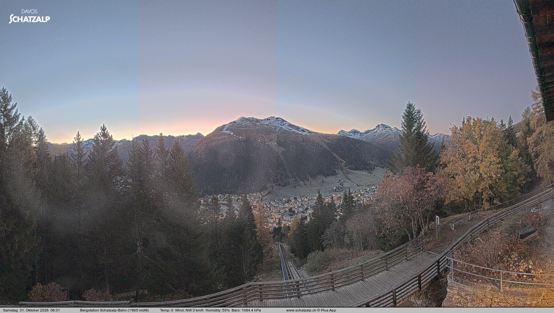 Archiv Foto Webcam Schatzalp