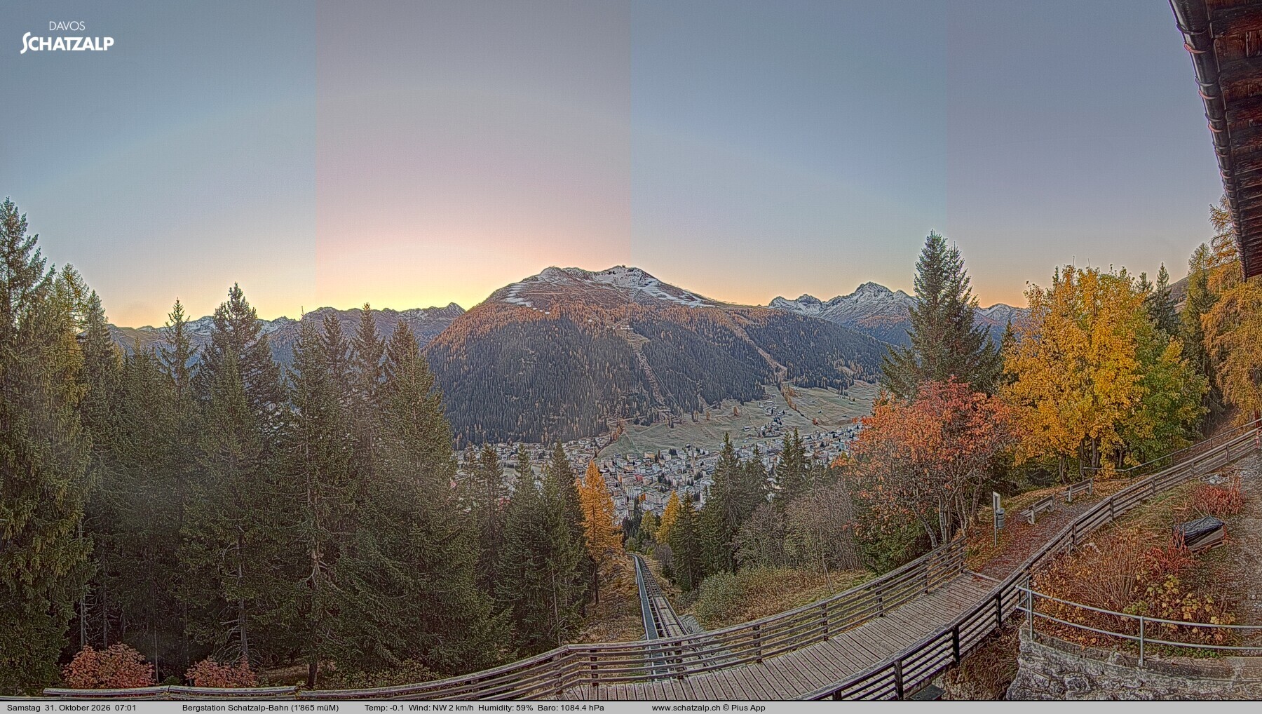 Archiv Foto Webcam Schatzalp