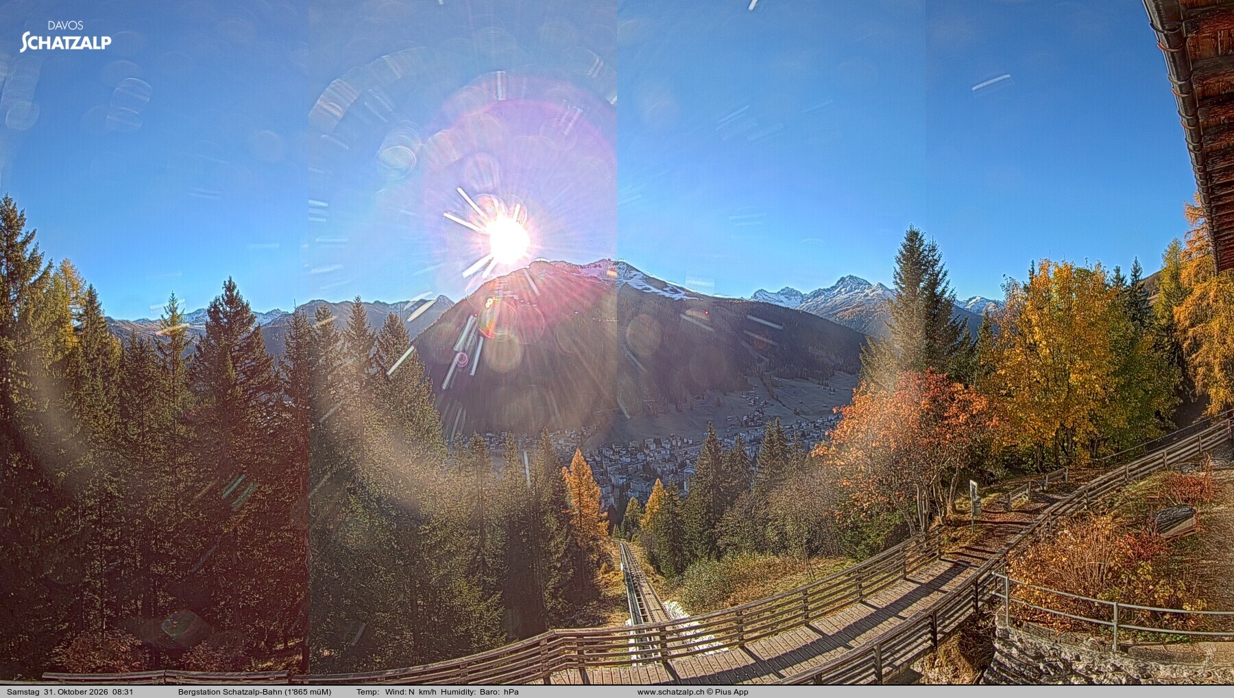 Archiv Foto Webcam Schatzalp