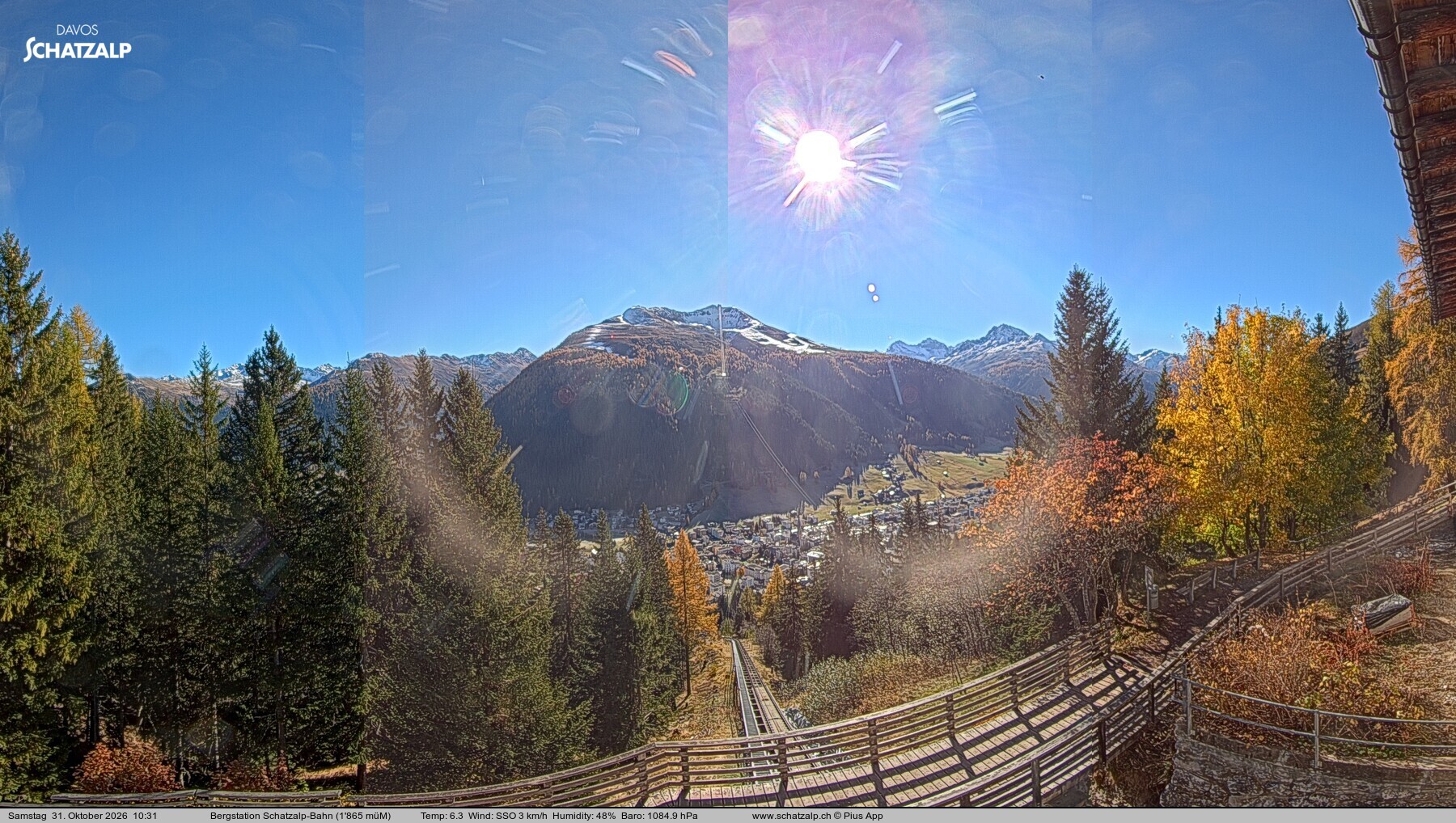 Archiv Foto Webcam Schatzalp