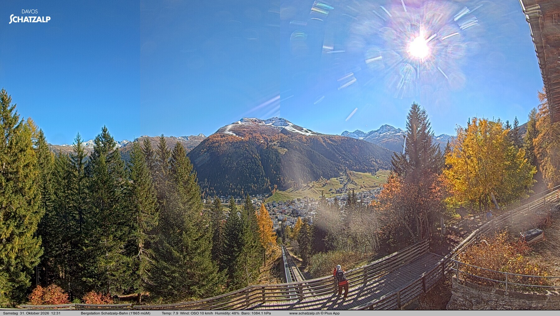 Archiv Foto Webcam Schatzalp