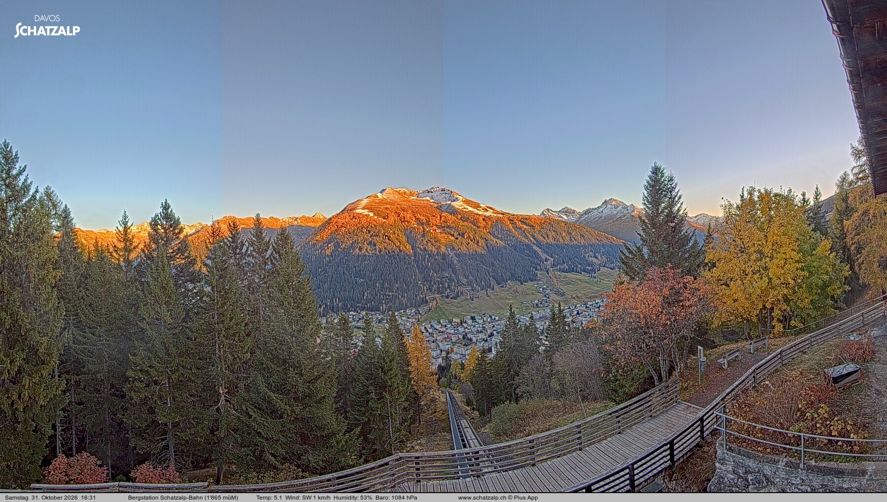 Archiv Foto Webcam Schatzalp