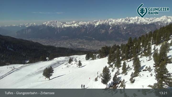 Archived image Webcam View from Glungezer