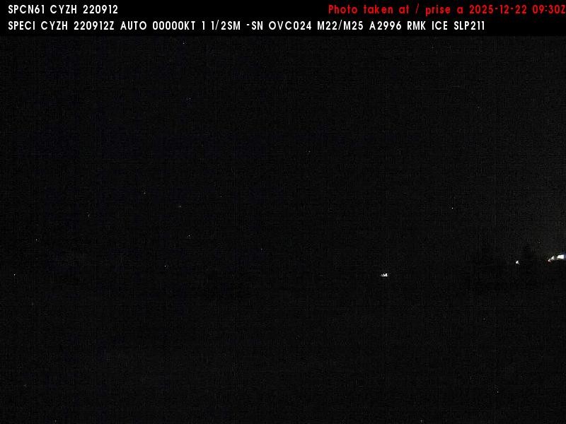 Archiv Foto Webcam Slave Lake Airport - Blickrichtung Norden