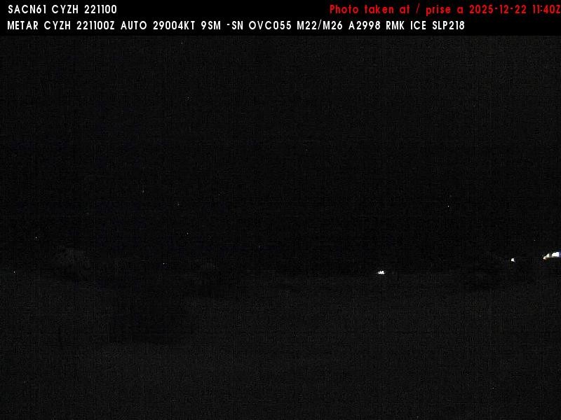 Archiv Foto Webcam Slave Lake Airport - Blickrichtung Norden