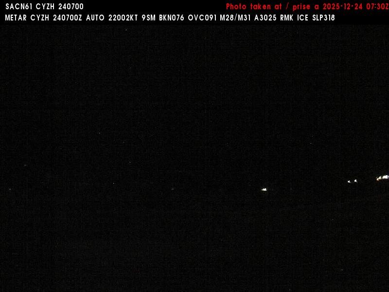 Archiv Foto Webcam Slave Lake Airport - Blickrichtung Norden