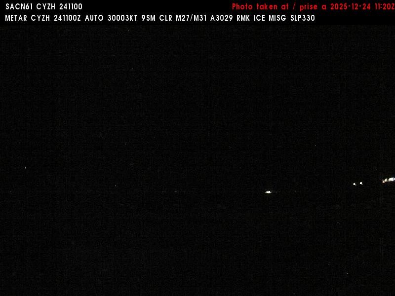 Archiv Foto Webcam Slave Lake Airport - Blickrichtung Norden