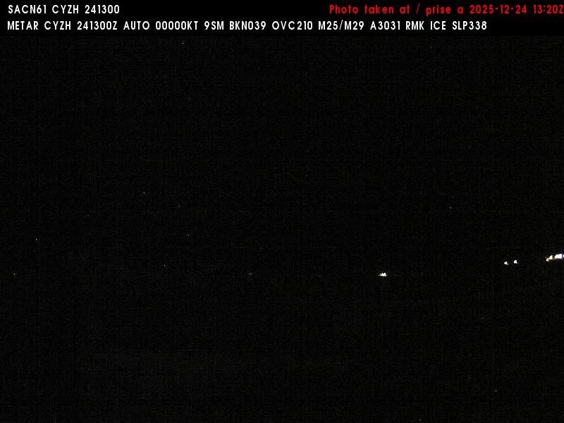 Archiv Foto Webcam Slave Lake Airport - Blickrichtung Norden