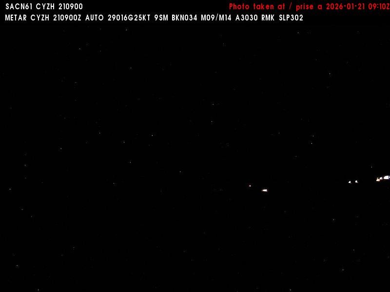 Archiv Foto Webcam Slave Lake Airport - Blickrichtung Norden