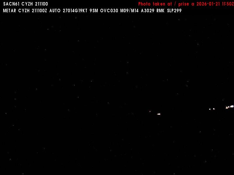 Archiv Foto Webcam Slave Lake Airport - Blickrichtung Norden