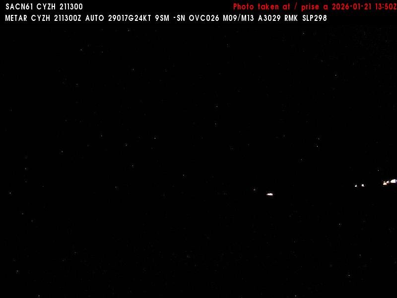 Archiv Foto Webcam Slave Lake Airport - Blickrichtung Norden