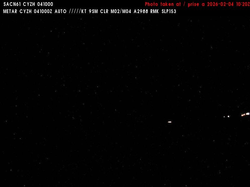 Archiv Foto Webcam Slave Lake Airport - Blickrichtung Norden