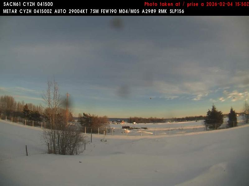 Archiv Foto Webcam Slave Lake Airport - Blickrichtung Norden