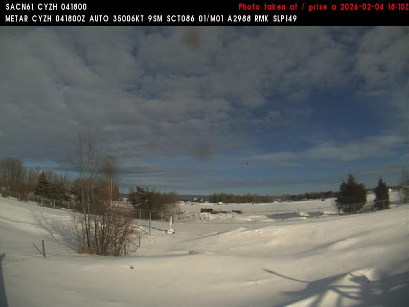 Archiv Foto Webcam Slave Lake Airport - Blickrichtung Norden