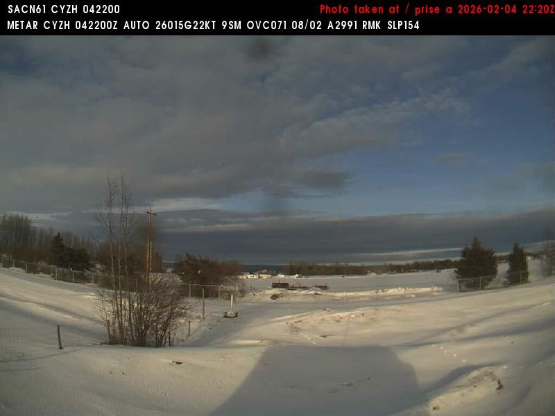 Archiv Foto Webcam Slave Lake Airport - Blickrichtung Norden