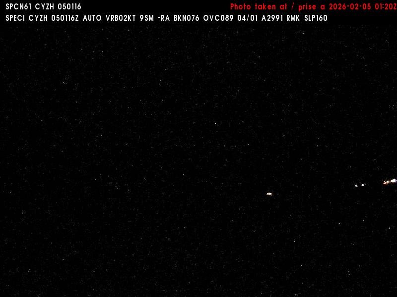 Archiv Foto Webcam Slave Lake Airport - Blickrichtung Norden