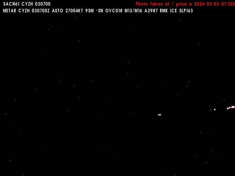 Archiv Foto Webcam Slave Lake Airport - Blickrichtung Norden