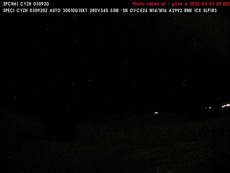 Archiv Foto Webcam Slave Lake Airport - Blickrichtung Norden