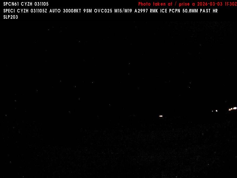 Archiv Foto Webcam Slave Lake Airport - Blickrichtung Norden