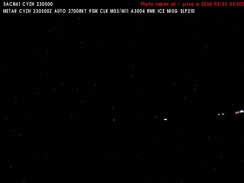 Archiv Foto Webcam Slave Lake Airport - Blickrichtung Norden