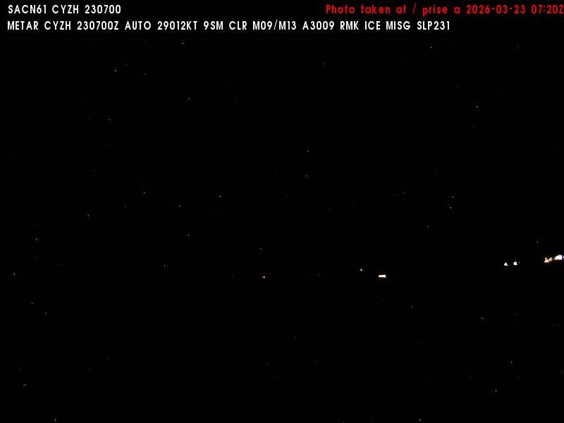 Archiv Foto Webcam Slave Lake Airport - Blickrichtung Norden