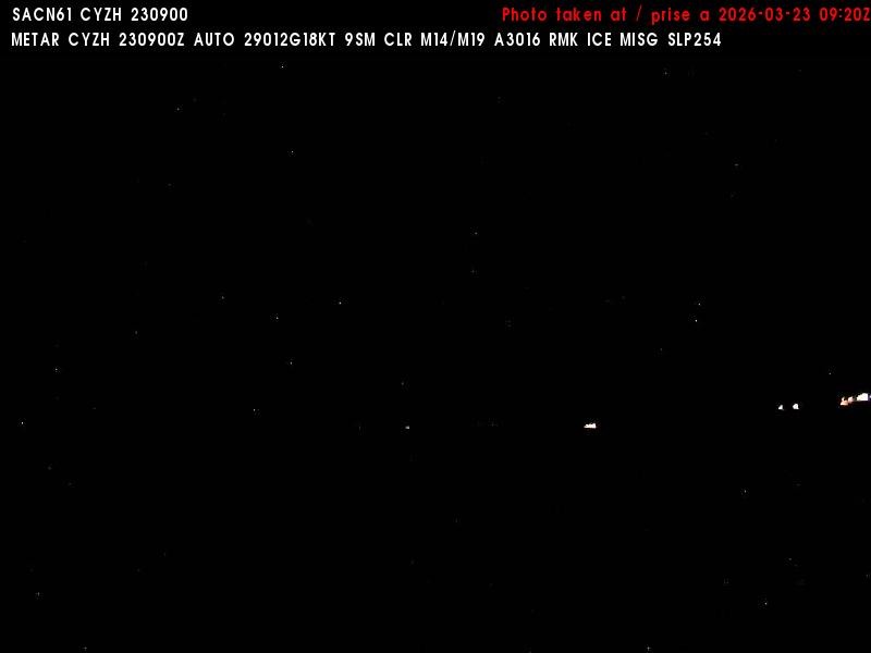 Archiv Foto Webcam Slave Lake Airport - Blickrichtung Norden