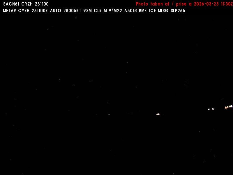 Archiv Foto Webcam Slave Lake Airport - Blickrichtung Norden