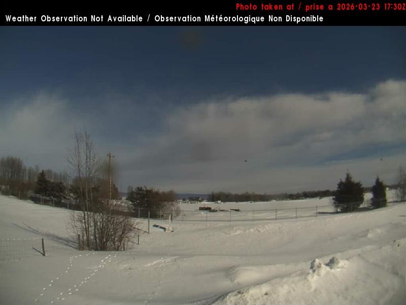 Archiv Foto Webcam Slave Lake Airport - Blickrichtung Norden