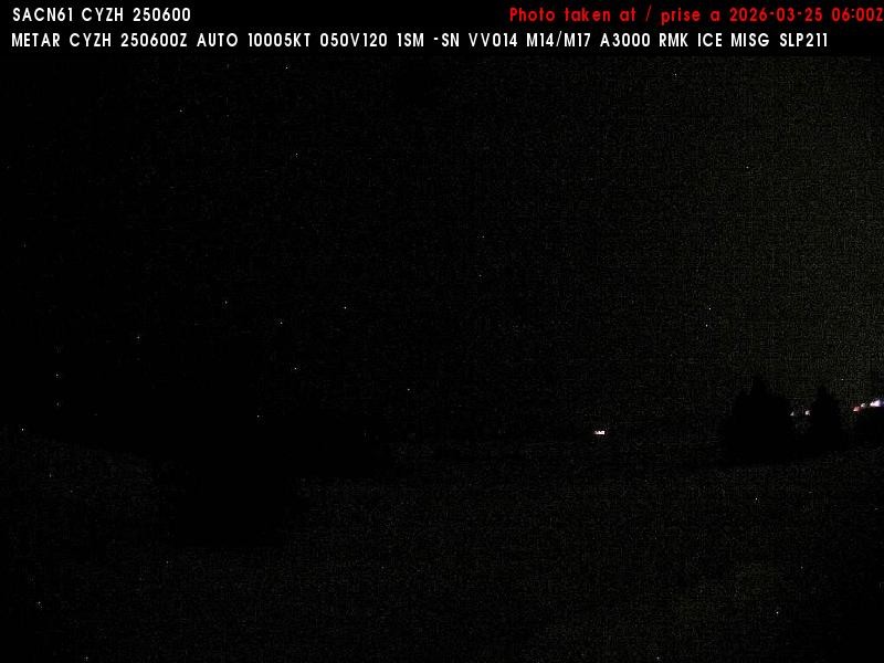 Archiv Foto Webcam Slave Lake Airport - Blickrichtung Norden