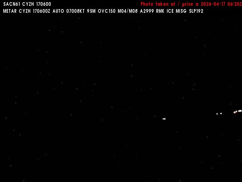 Archiv Foto Webcam Slave Lake Airport - Blickrichtung Norden