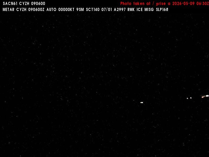 Archiv Foto Webcam Slave Lake Airport - Blickrichtung Norden