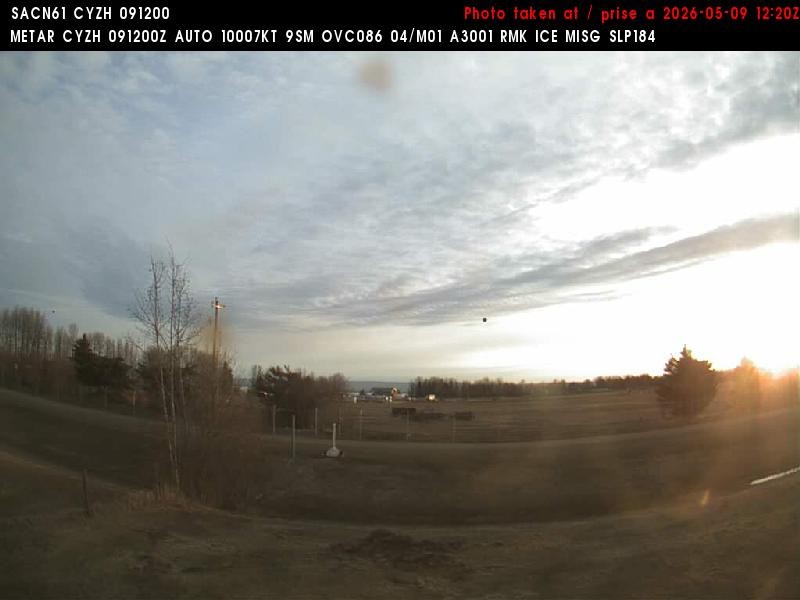 Archiv Foto Webcam Slave Lake Airport - Blickrichtung Norden