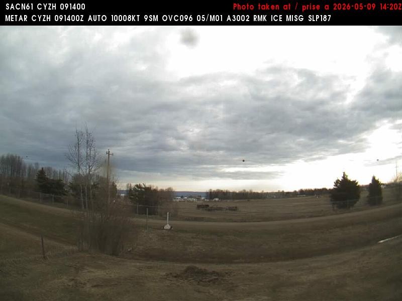 Archiv Foto Webcam Slave Lake Airport - Blickrichtung Norden