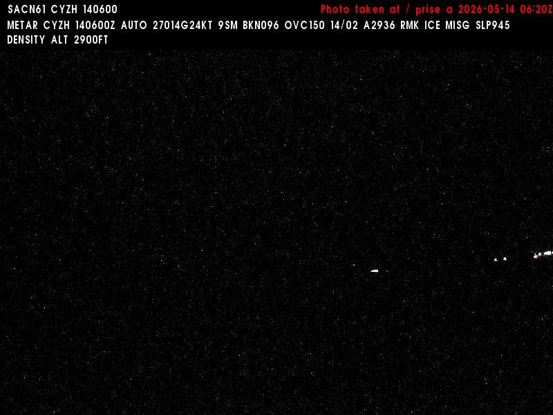 Archiv Foto Webcam Slave Lake Airport - Blickrichtung Norden
