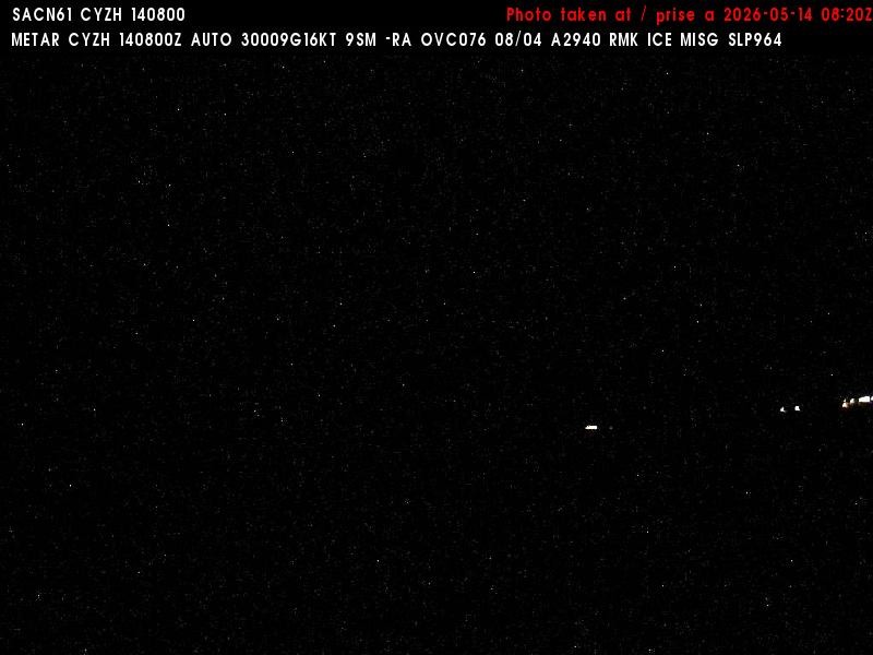 Archiv Foto Webcam Slave Lake Airport - Blickrichtung Norden