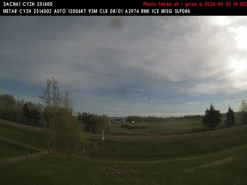 Archiv Foto Webcam Slave Lake Airport - Blickrichtung Norden
