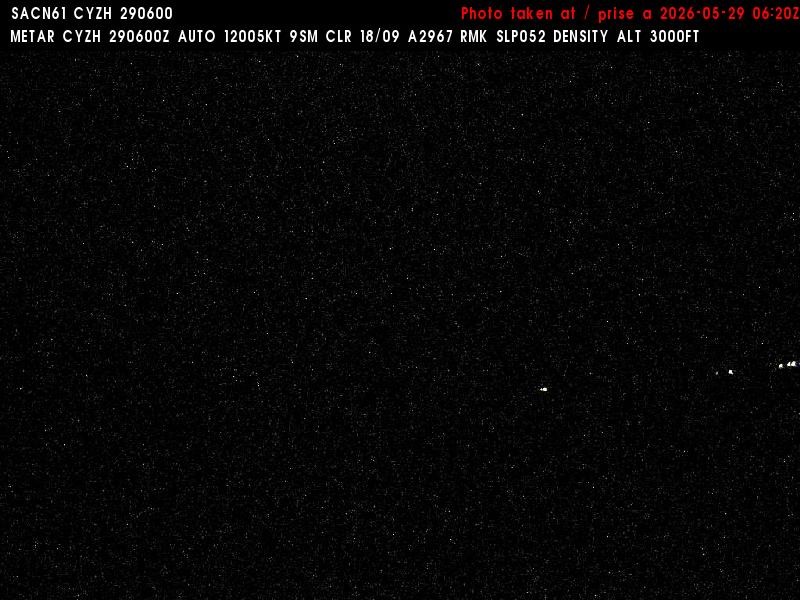 Archiv Foto Webcam Slave Lake Airport - Blickrichtung Norden